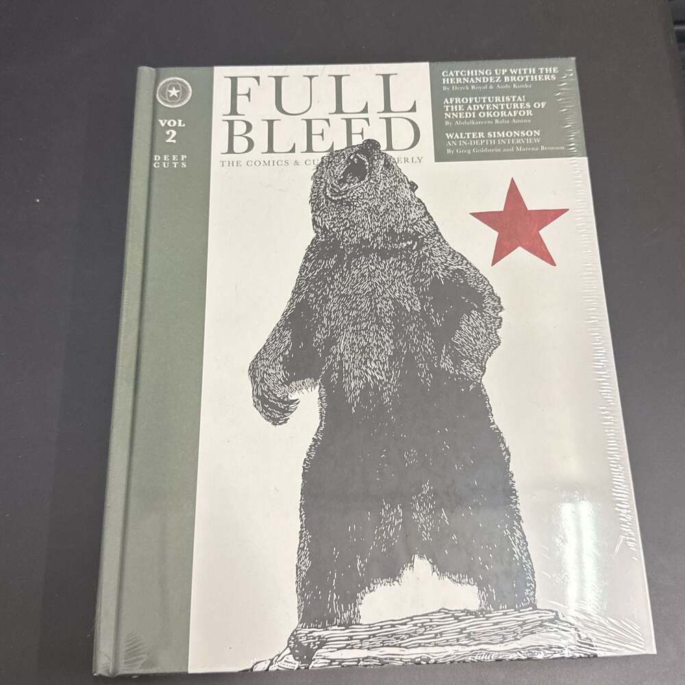 Full Bleed Comics and Culture Quarterly Volume 2 Hardcover sealed new